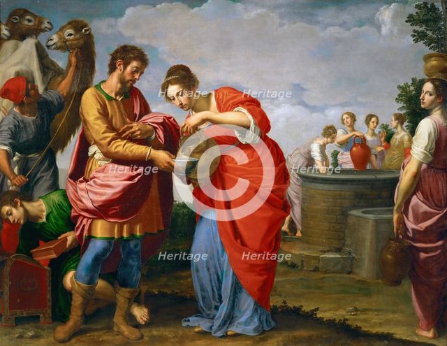 Rebecca and Eliezer at the Well.