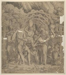 Rebecca and Eliezer at the Well, ca. 1542-45. Creator: Master IQV