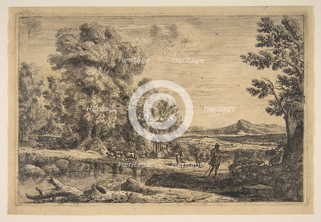 Rebecca and Eliezer, ca. 1638-41. Creator: Claude Lorrain.