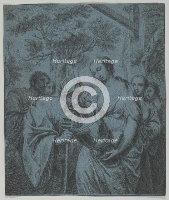 Rebecca and Eliezer, ca. 1730. Creator: Louis Fabritius Dubourg.