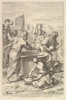 Rebecca and Eliezer. Creator: Robert van Audenaerde