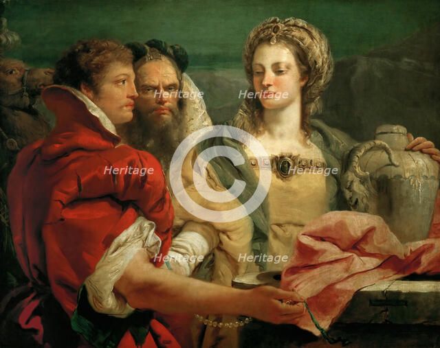 Rebecca at the Well, 1751. Creator: Tiepolo, Giambattista (1696-1770).