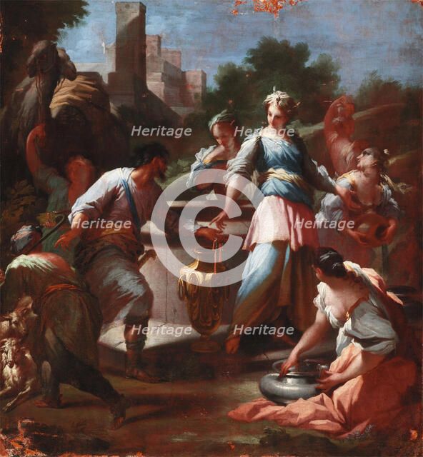 Rebecca at the Well, between 1715 and 1720. Creator: Giovanni Battista Ranieri del Pace.