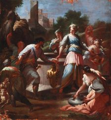 Rebecca at the Well, between 1715 and 1720. Creator: Giovanni Battista Ranieri del Pace