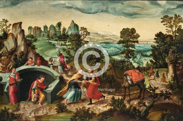 Rebecca at the Well, . Creator: Massys; Cornelis (1510-1556).
