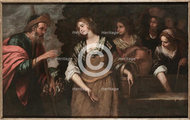 Rebecca at the Well. Creator: De Ferrari, Giovanni Andrea (1598-1669).