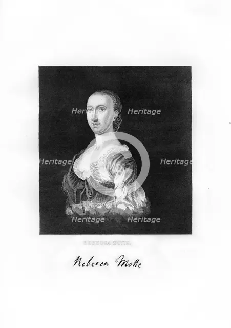 Rebecca Brewton Motte, American patriot and plantation owner, 1872. Artist: Unknown