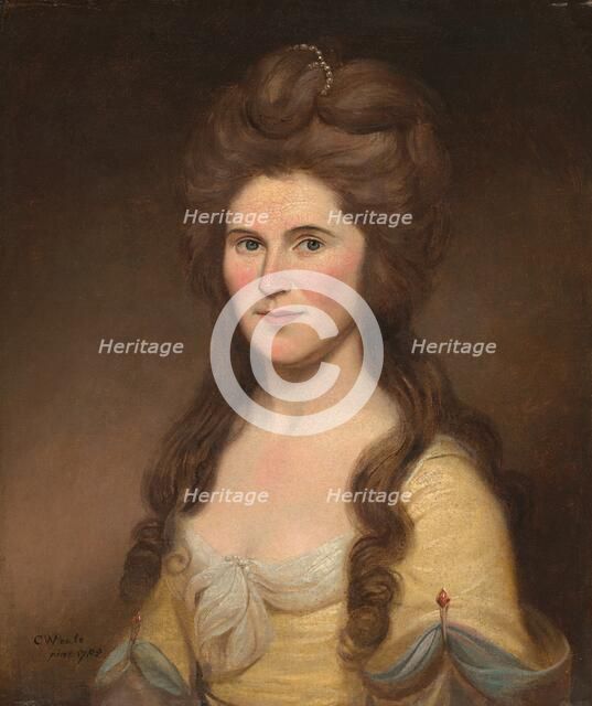 Rebecca Bryan White (Mrs. John White), 1788. Creator: Charles Willson Peale.