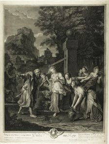 Rebecca Receiving Gifts from Eliezar, n.d. Creator: Pierre Imbert Drevet