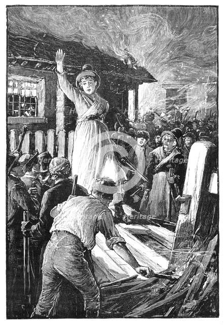 Rebecca Riots, South Wales, 1840s, (1900). Artist: Unknown