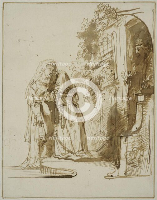 Rebekah's departure. Creator: Rembrandt Harmensz van Rijn.
