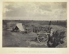 Rebel Works in Front of Atlanta, GA, No. 4, 1864. Creator: George N. Barnard