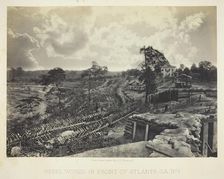 Rebel Works in Front of Atlanta, GA, No. 1, 1864. Creator: George N. Barnard
