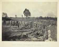 Rebel Works in Front of Atlanta, GA, No. 2, 1864. Creator: George N. Barnard