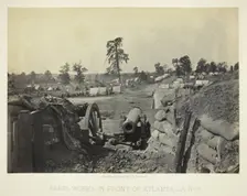 Rebel Works in Front of Atlanta, GA, No. 3, 1864. Creator: George N. Barnard