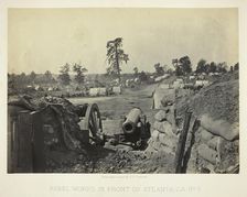 Rebel Works in Front of Atlanta, GA, No. 3, 1864. Creator: George N. Barnard