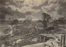 Rebel Works in Front of Atlanta, Georgia No. 1, 1860s. Creator: George N. Barnard