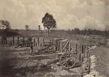 Rebel Works in Front of Atlanta, Georgia No. 2, 1860s. Creator: George N. Barnard