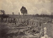 Rebel Works in Front of Atlanta, Georgia No. 2, 1860s. Creator: George N. Barnard