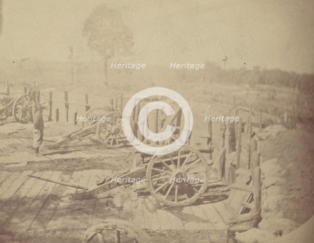 Rebel Works in Front of Atlanta, Georgia, No. 2, 1864. Creator: George N. Barnard.