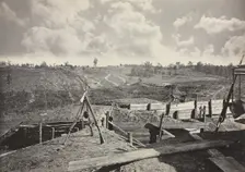 Rebel Works in front of Atlanta, Georgia, No. 5, 1865-1866. Creator: George N. Barnard (American, 1819-1902)