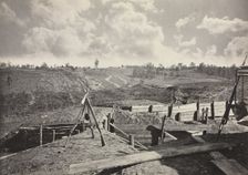Rebel Works in front of Atlanta, Georgia, No. 5, 1865-1866. Creator: George N. Barnard (American, 1819-1902)