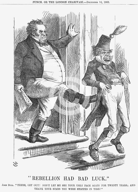 "Rebellion Had Bad Luck", 1865. Creator: John Tenniel.