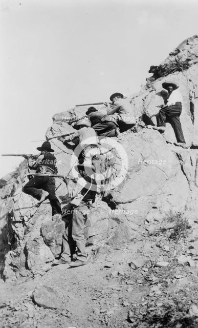 Rebels in action, between c1910 and c1915. Creator: Bain News Service.