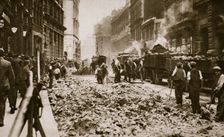 Rebuilding and modernising roads, 20th century. Creator: Unknown