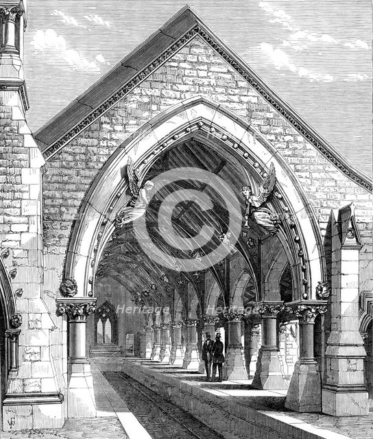 Receiving-House of the Redfern Cemetery, near Sydney, 1870. Creator: Unknown.