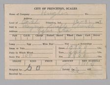 Receipt given to the Wayman Chapel A.M.E. Church in Lyles Station, 1943. Creator: Unknown