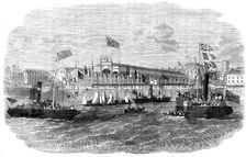 Reception of Colonel Lake and Captain Thompson, at Hull, 1856. Creator: Unknown