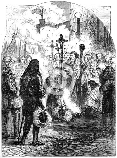 Reception of James II in Dublin, c1689, (19th century). Artist: Unknown