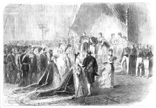 Reception of Ladies at the Tuileries on New-Year's Day, 1870. Creator: Unknown