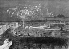 Reception of Professor Nordenskjöld, the Swedish Arctic explorer, at Stockholm, 1880. Creator: Unknown