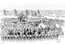 Reception of Sir Henry Brougham Loch, the new Governor, at Cradock, Cape Colony, 1890. Creator: Carl Hentschel