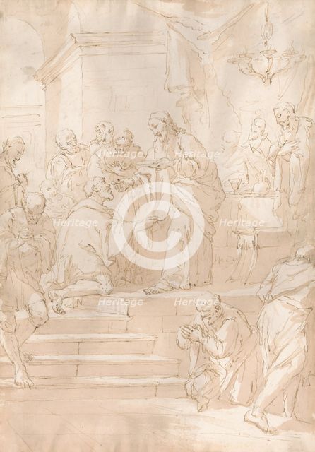 Reception of the apostles, 1701/1800. Creator: Sebastiano Ricci.