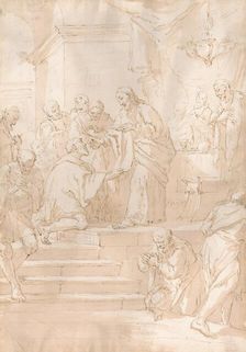 Reception of the apostles, 1701/1800. Creator: Sebastiano Ricci