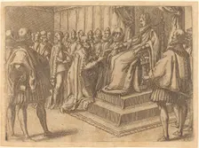 Reception of the Envoy of Poland, 1612. Creator: Jacques Callot