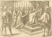 Reception of the Envoy of Poland, 1612. Creator: Jacques Callot