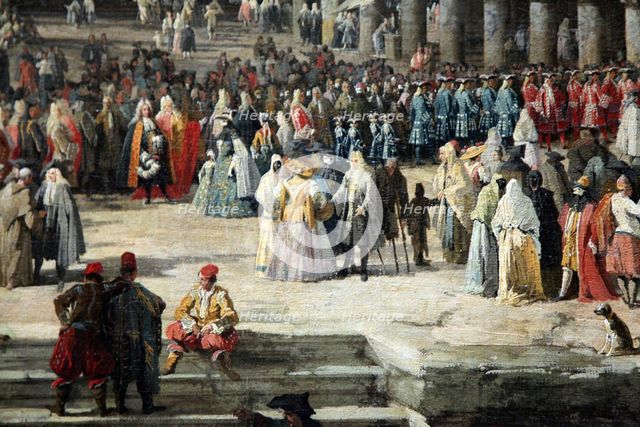 'Reception of the French Ambassador in Venice', 1726-1727. Artist: Canaletto