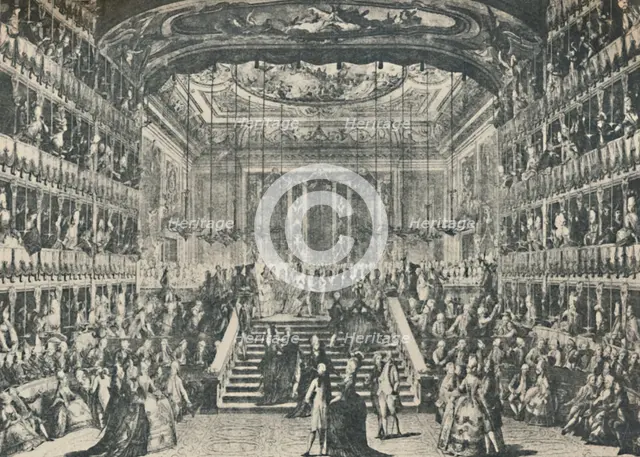 'Reception of the Grand Duke and Duchess of Russia, 1782', (1925). Creator: Antonio Baratta.