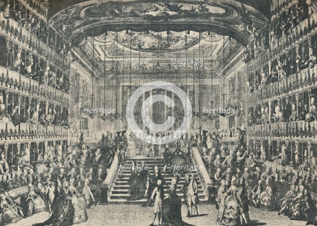 'Reception of the Grand Duke and Duchess of Russia, 1782', (1925). Creator: Antonio Baratta.