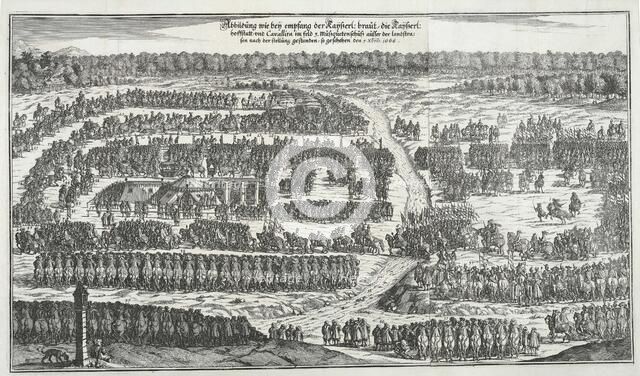 Reception of the Infanta Margaret Theresa of Spain in Vienna on December 6, 1666. Creator: Anonymous.