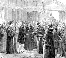 Reception of the Lord Mayor of London, 1873. Creator: Unknown