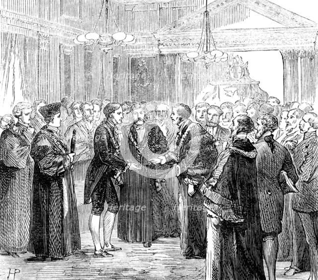 Reception of the Lord Mayor of London, 1873. Creator: Unknown.