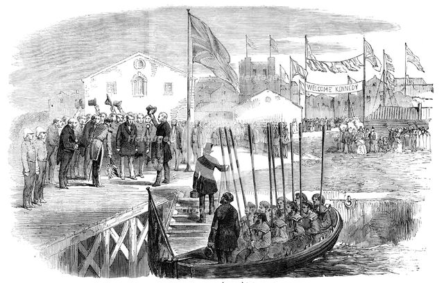 Reception of the New Governor (Kennedy) of Western Australia, 1856.  Creator: Unknown.