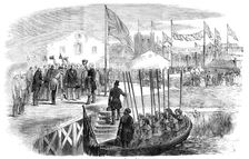 Reception of the New Governor (Kennedy) of Western Australia, 1856. Creator: Unknown