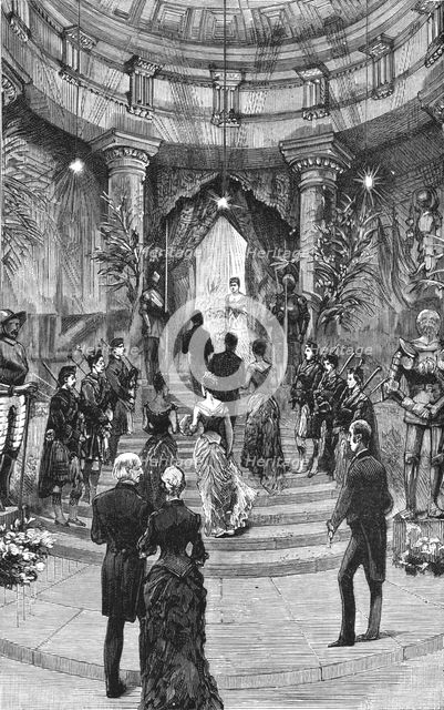 'Reception and Ball at Dover House, the official residence of Lord Dalhousie', 1886. Creator: Unknown.