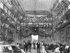 Reception and Ball at Dover House, the official residence of Lord Dalhousie; Reception room 1886. Creator: Unknown